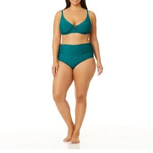 Anne Cole bikini set top and bottom XXL NWT